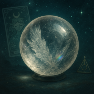 【一点物】聖なる導きのクリスタル・スフィア《セレスチャルクォーツ》